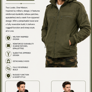 OVERSEAS APPAREL- Men's Premium Heavy Weight Winter Jacket