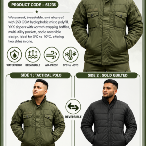OVERSEAS APPAREL- Men's Premium Heavy Weight Winter Jacket