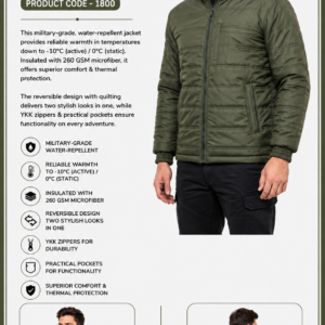 OVERSEAS APPAREL- Men's Premium Heavy Weight Winter Jacket