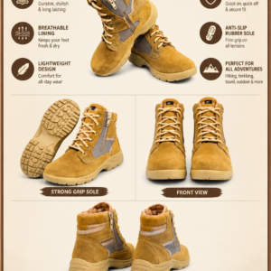 OVERSEAS APPAREL- Multipurpose High Ankle Shoes